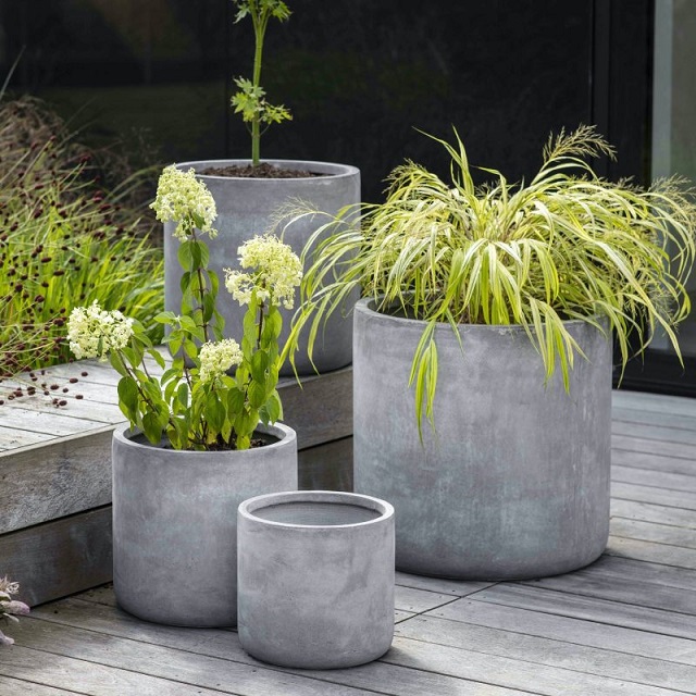 The most beautiful cement pot models