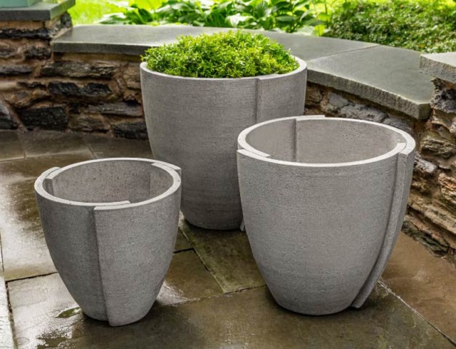 What is the applicability of light concrete pots?